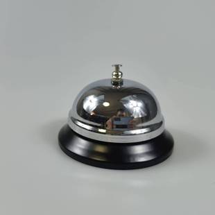 in stock diameter 85mm call people bell pass bell metal ring hand ring bell ticket fork combination hair