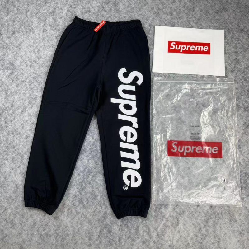 A309#classic big logo hooded sweatpants royal blue / S