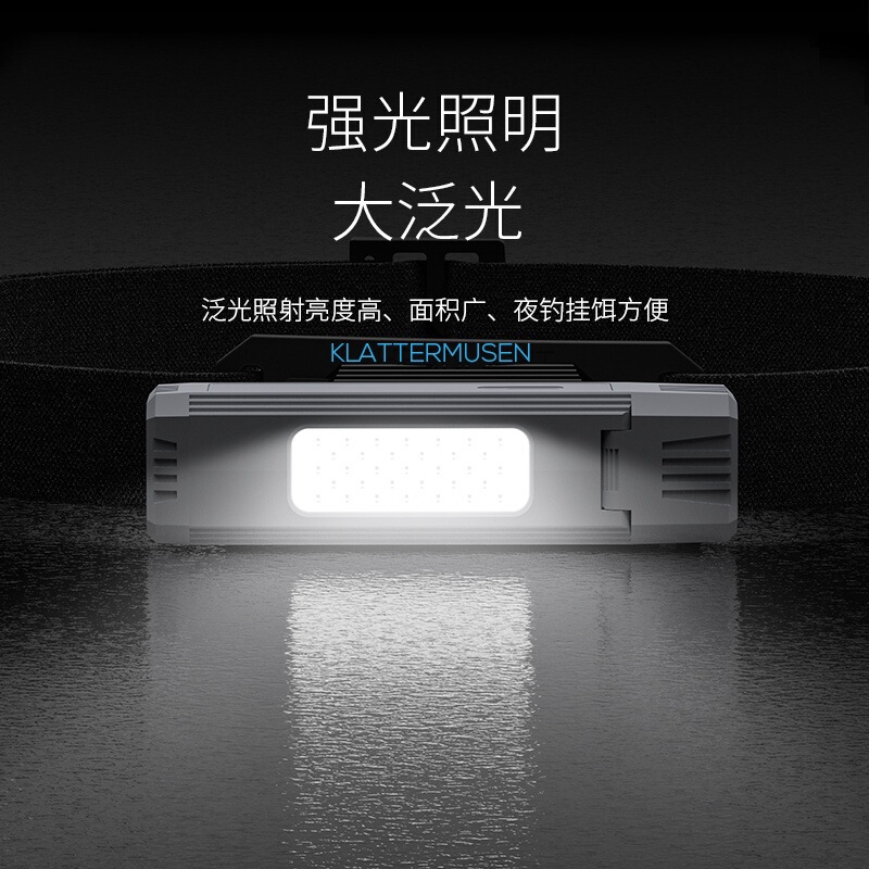 户外超轻头灯登山照明安全帽钓鱼野钓头戴式便携手电工作灯|undefined