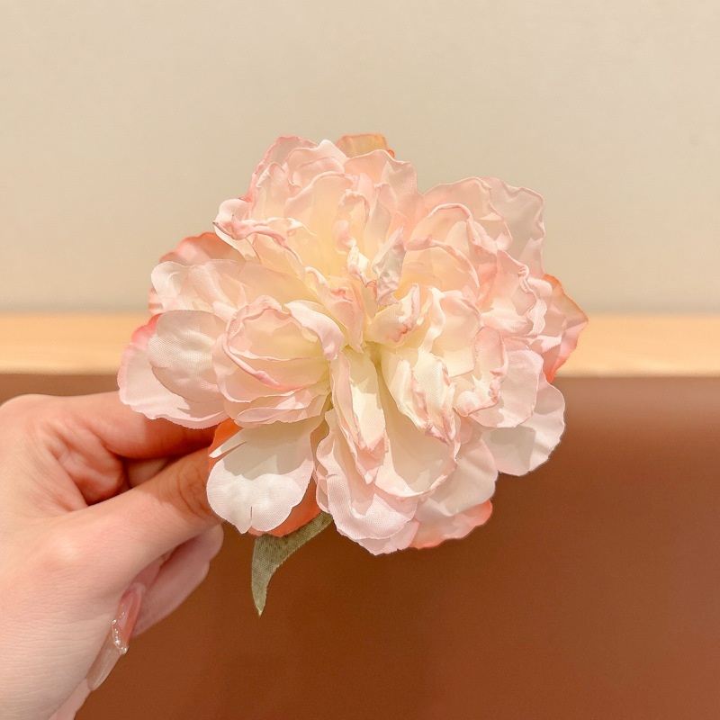 Super仙女 flores clip para el cabello lateral de la mujer 2025 nuevo ambiente para niños clip de boca de pato frisa de alta calidad toque de cabeza de clip de cabello