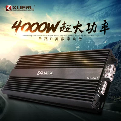 Manufacturer Wholesale 4000W Car Audio Mono Amplifier 12V High Power Single Channel Type D Car Amplifier