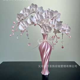 Spiral 3D Printed Vase 珠光花瓶北欧艺术桌面插花家居摆件26824