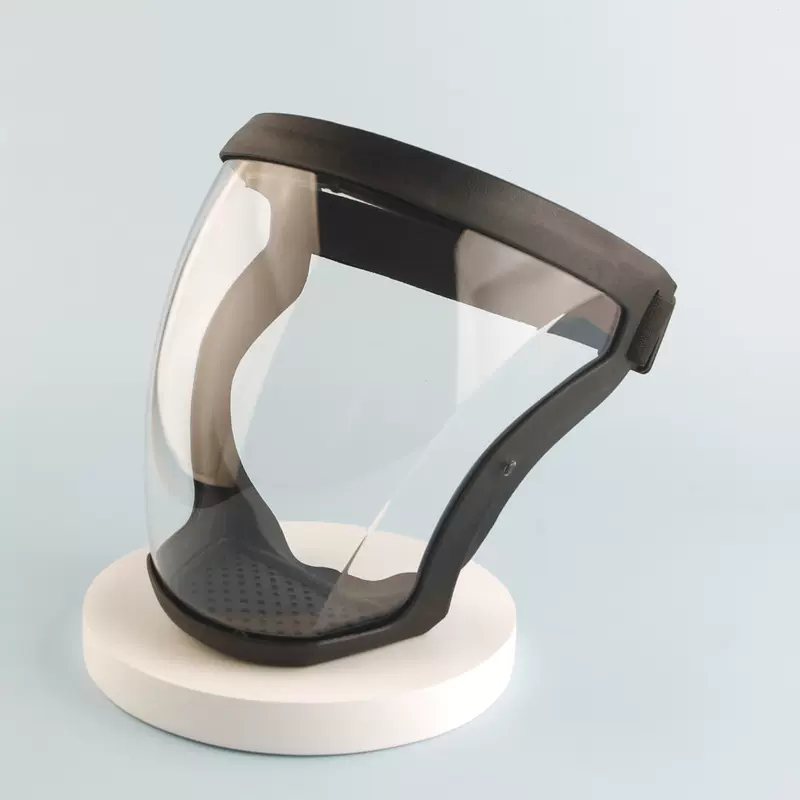 厂家热卖防雾面罩安全塑料透明多色炫酷全面罩防尘护目镜大框一体