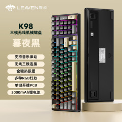 クラック K98 カスタマイズされたメカニカルキーボード e スポーツオフィスゲームホットスワップ可能な RGB ワイヤレス Bluetooth 3 モードキーボード