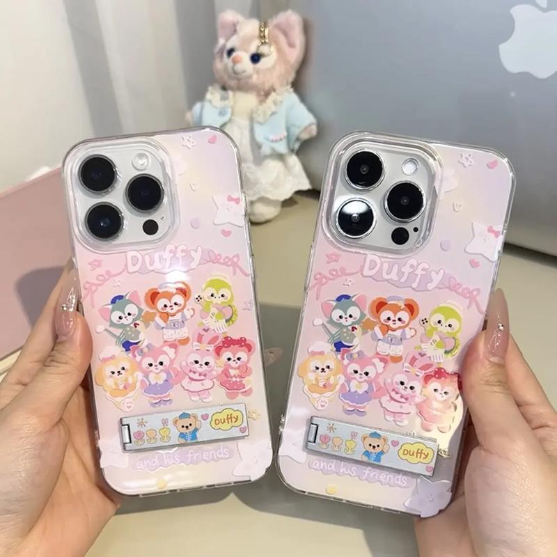 Daffy Bear Partner Is Suitable for Apple 16 Mobile Phone Case, Women's Personalized Iphone6S Simple 6Plus Anti-Fall 14Pro