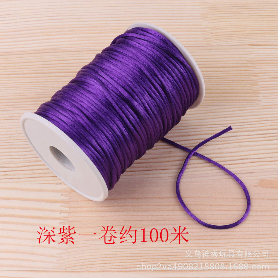 Tejido cuerda roja Jade hilo hecho a mano bricolaje pulsera de oro con cuentas cobre material moneda tejida nudo Chino