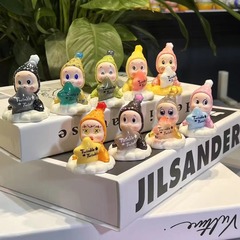 新款高货星星人地摊小商品网红萌粒diy树脂饰品配件车载摆件ins风