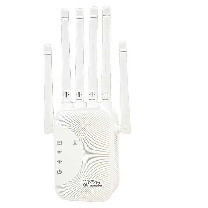 1200M デュアルバンド強化リピーター ワイヤレス WiFi 信号アンプ 2.4 & 5.8G ハイパワー AP ルーティング|undefined