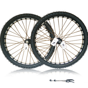 Manufacturer Wholesale Quick Release Aluminum Alloy Rim Spoke Wheel Set Accessories Tire Mountain Bike