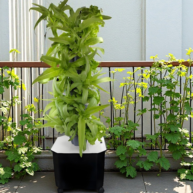 Green Soil Agriculture Soilless Vegetable Planting Tower Vertical Hydroponic Tower Intelligent Vegetable Growing Machine Hydroponic Tow
