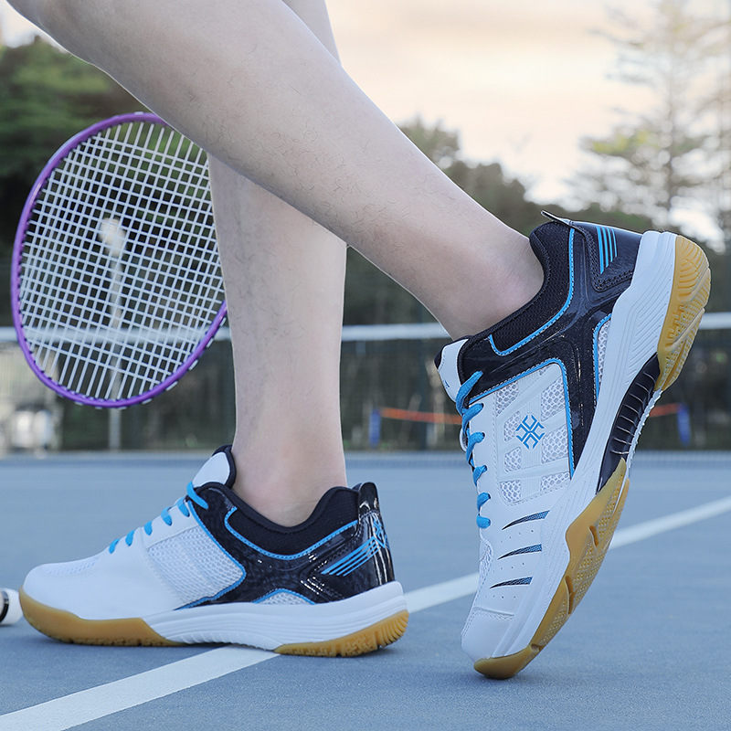 Factory direct supply men's and women's badminton shoes wholesale training tennis shoes sports shoes table tennis shoes cross-border large size shoes