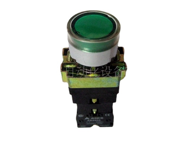 爱克斯按钮开关 AS2204-11TD 绿色 带灯带自锁 12V 24V 220V 380V