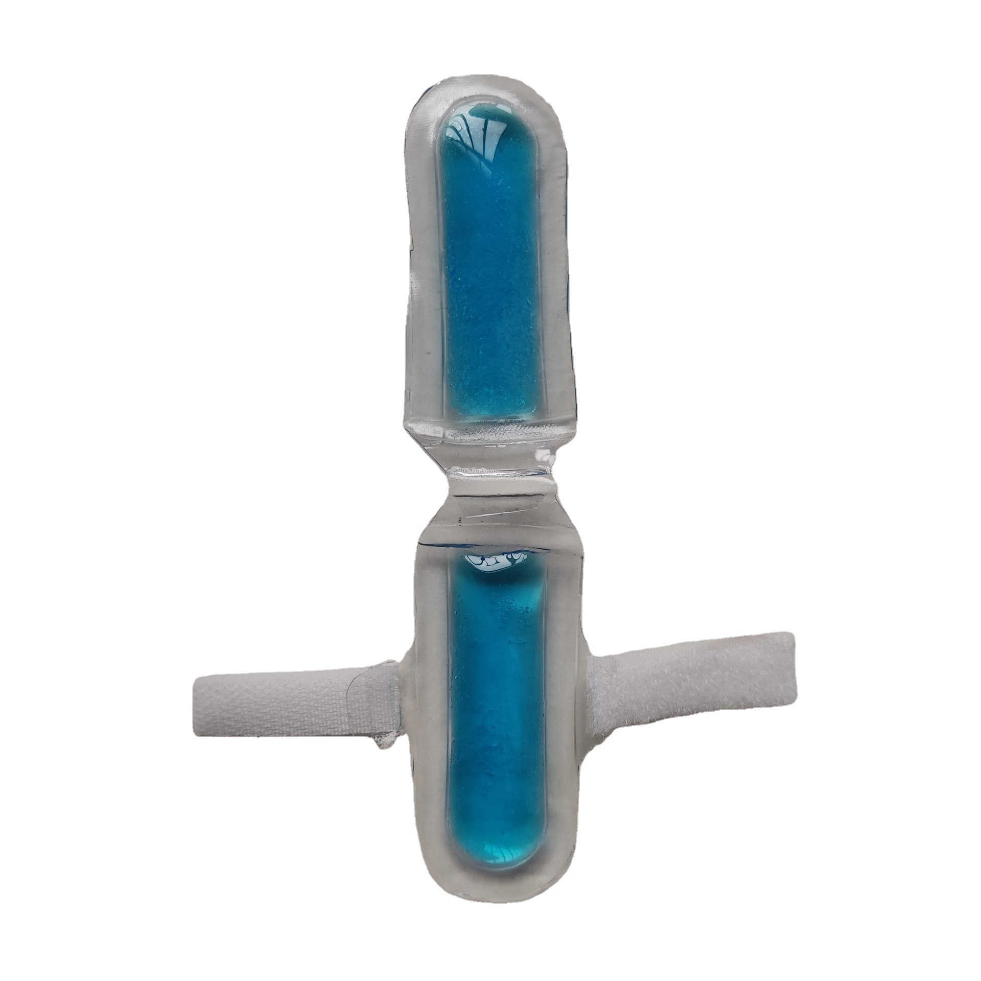 8cm de largo gel de PVC terapia de Salud Médica gel bolsa de hielo compresa fría y caliente en forma de palillos clip de la manga del dedo