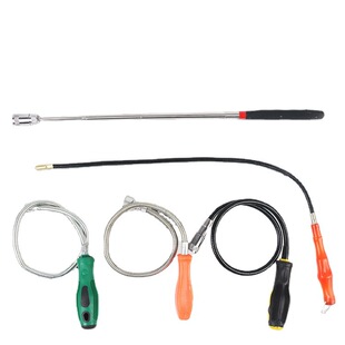 Factory magnet suction rod magnetic rod retractable LED lamp suction ferromagnetic Rod auto repair tool pickup screw suction rod