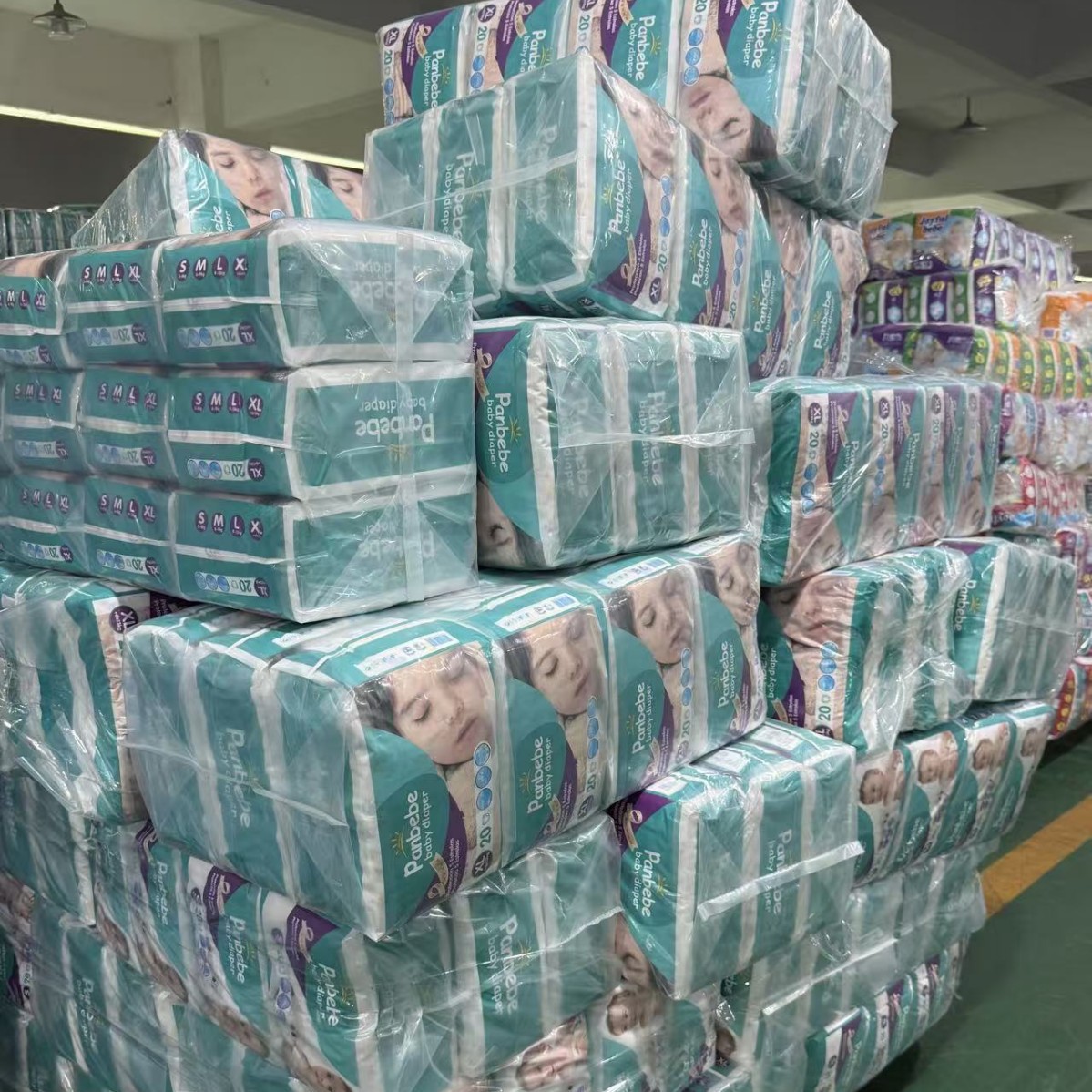Fabrica al por mayor pañales para bebés ultra delgados pañales impermeables secos exportación de comercio exterior Oriente Medio Sudeste Asiático África image 5