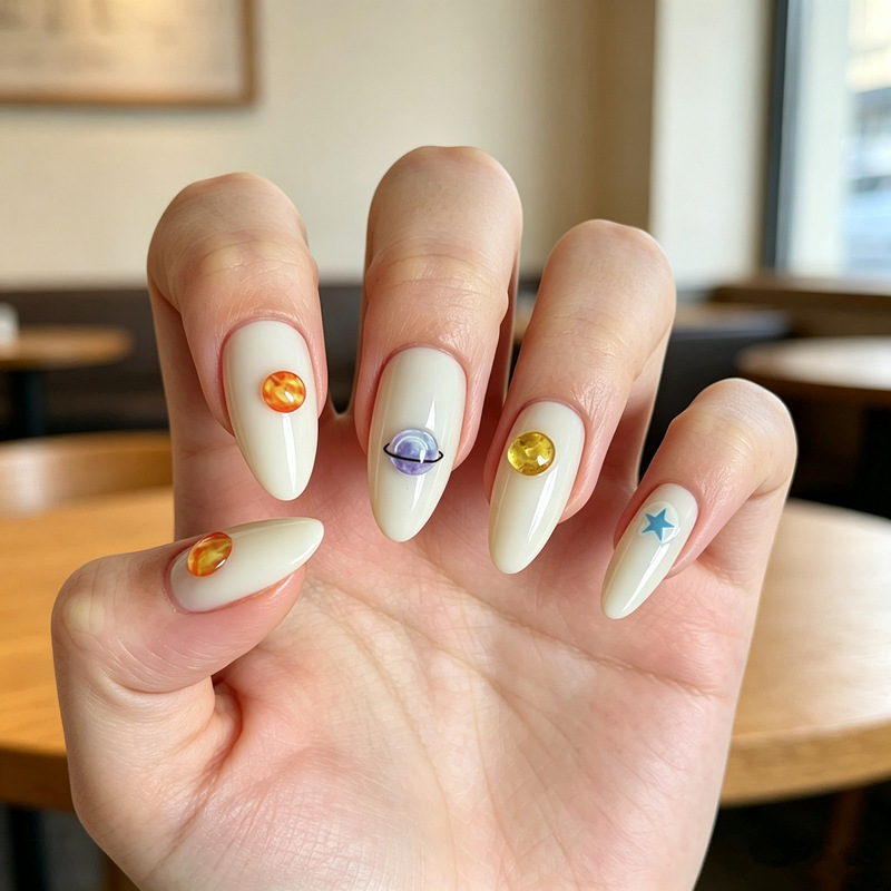 Galaxy Epoxy Nail Tips, Space-Themed Gradient Nail Stickers Wholesale, Cross-Border Starry Sky Wearable Nails Galaxy Epoxy Nail Tips, Space-Themed Gradient Nail Stickers Wholesale, Cross-Border Starry Sky Wearable Nails