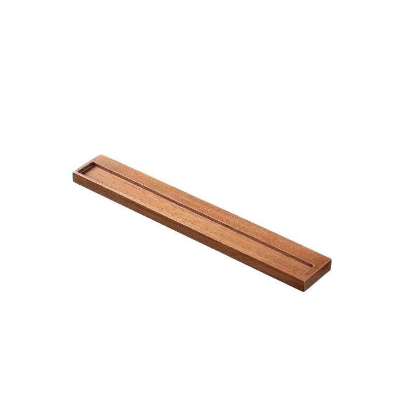 Taza de té casera de nuez en la mesa Taza de té de almacenamiento de madera sólida colgante al revés Taza de drenaje de agua Taza de taza simple