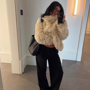 KHY��ɫ���ë��ë�h��Ƥ�� Kylieͬ��㼑��Lë�������^�̿�����