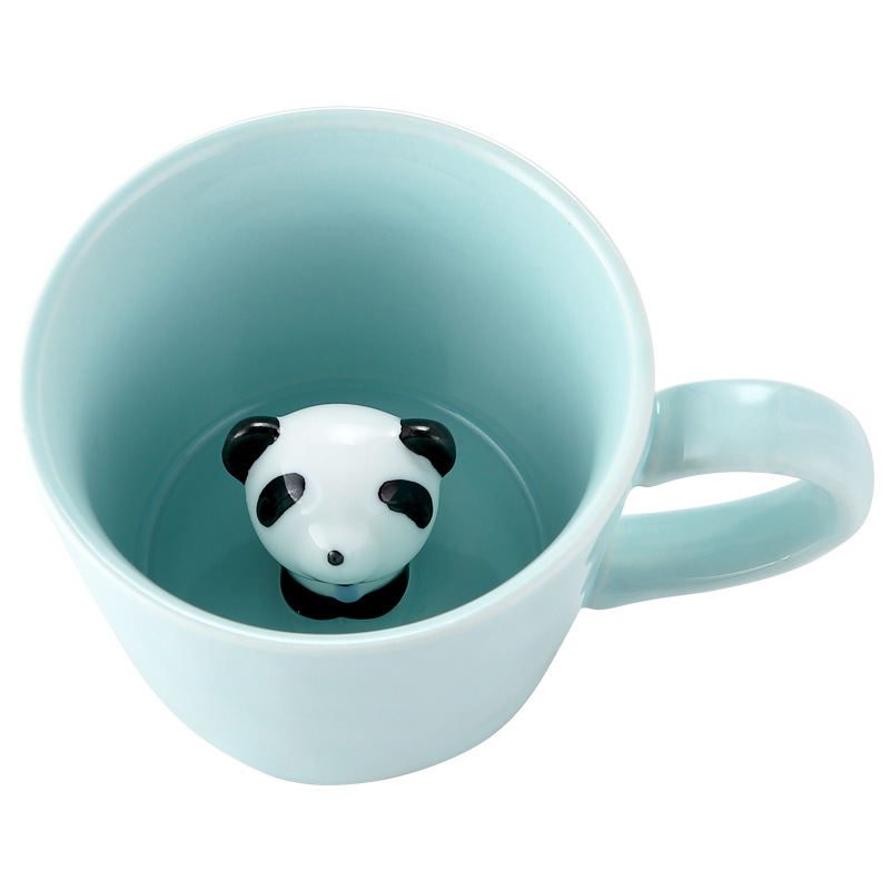 Taza de cerámica de dibujos animados taza de alta apariencia creativa ins taza de café nórdica taza de desayuno taza de agua taza de regalo