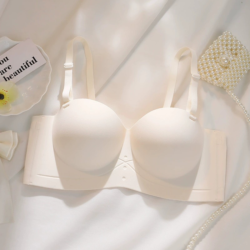 Wireless Push-Up Bra (Bonas) — Thin Straps & Strapless Option, Summer Light Support