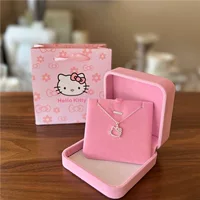 День рождения Kitty ожерелье женская милая милая подвеска цепочка ключицы, чтобы отправить подругу в сердце