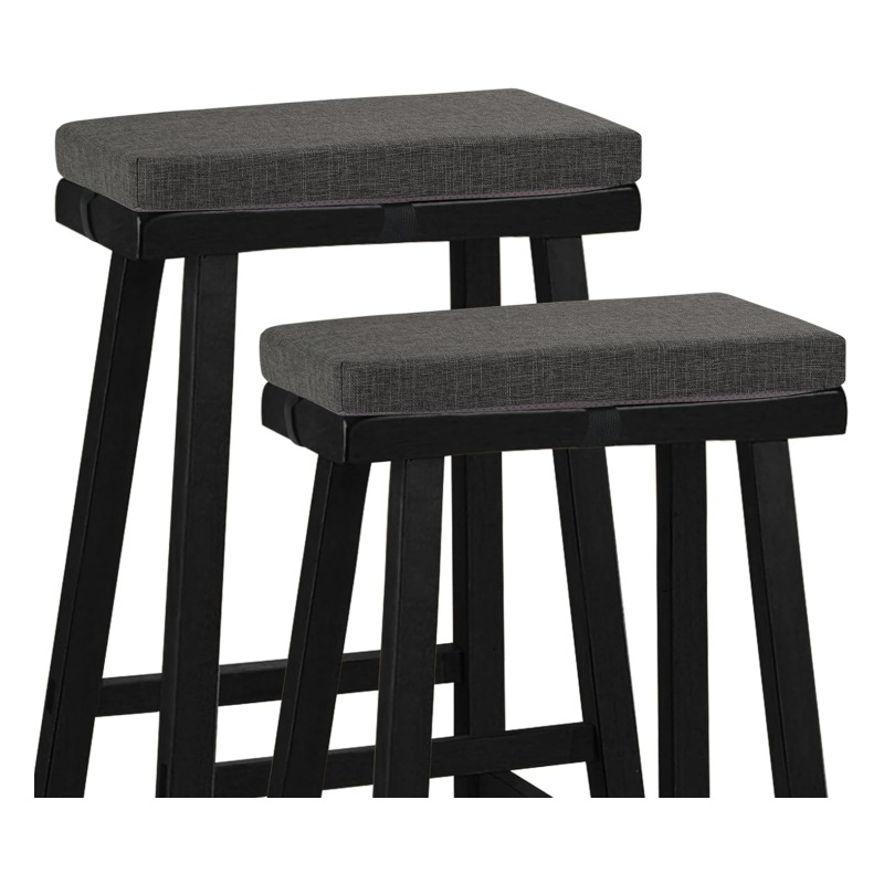 工厂定制马鞍凳垫可机洗厨房柜台凳椅垫套矩形吧台凳靠垫泡沫坐垫