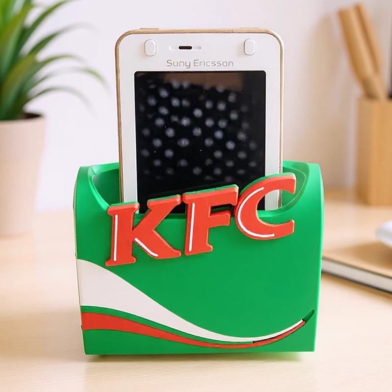 Guangzhou Factory Supplies Pvc Soft Rubber Mobile Phone Holder Order Advertising Creative Foldableable Mobile Phone Holder Gift
