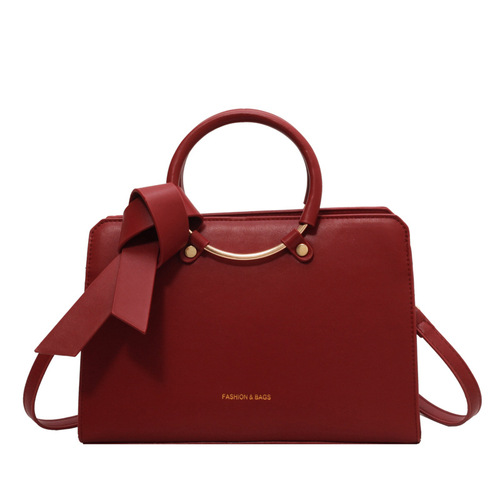 High-end Wedding Bag for Women, New Model Crossbody Bag with Large Capacity, Commute Red, Wedding Bride Handbag, Single Shoulder Bag