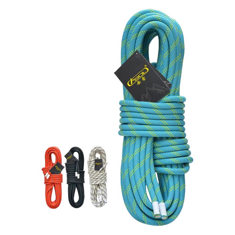 Anso rapel cuerda estática escalada cuerda de escalada resistente cuerda de escalada al aire libre cuerda de seguridad cuerda de escalada cuerda de rescate cuerda salvavidas