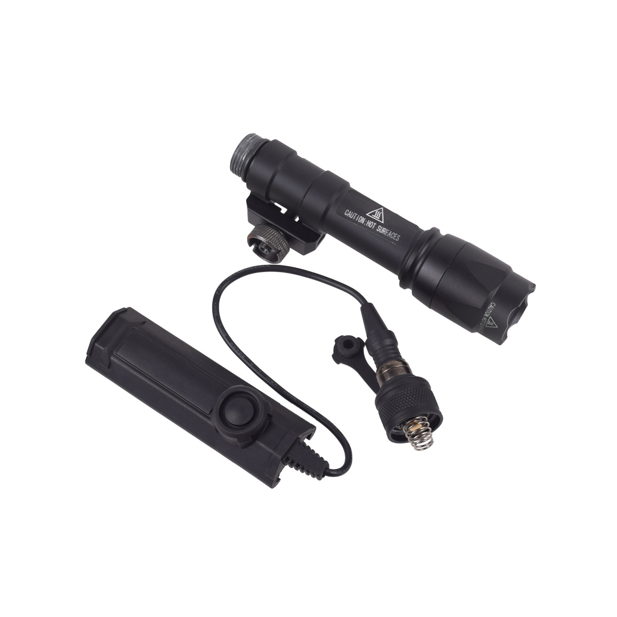 M600B/M600C High-Brightness Handheld LED Aluminum Alloy Tactical Flashlight Dual Control SF Interface Mouse Tail 20mm_voghion.com