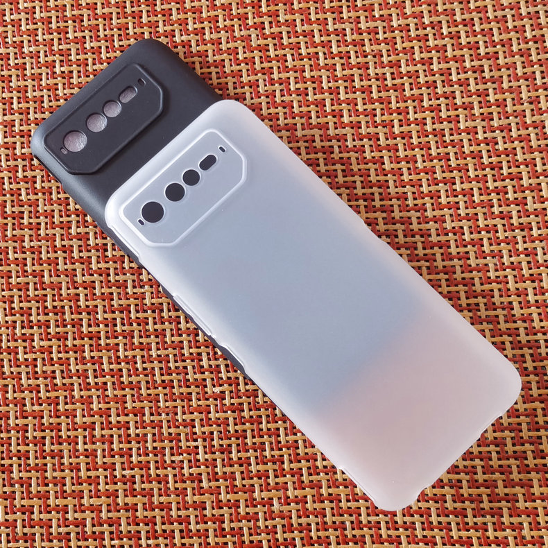 Applicable to Asus ROG 6 mobile phone case ROG game mobile phone 6pro protective case transparent all-inclusive frosted case silicone soft