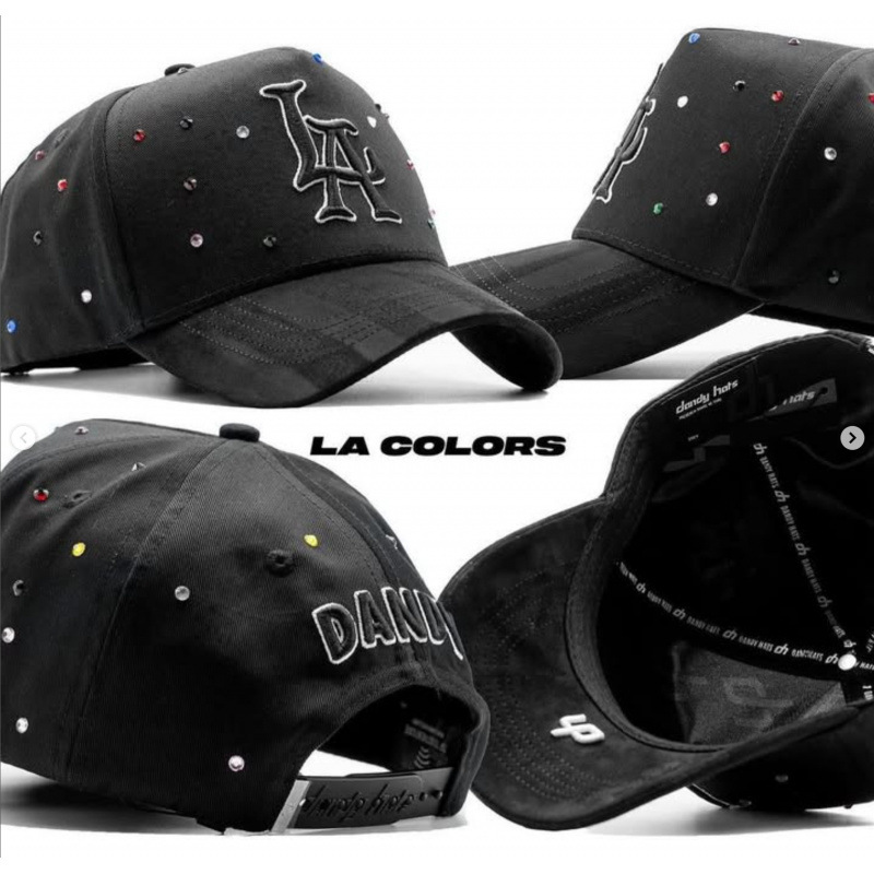 Tendencia transfronteriza hip hop Dandy Dandy sombrero con letras de diamante sombrero de pato doblado a lo largo del sombrero de béisbol image 18