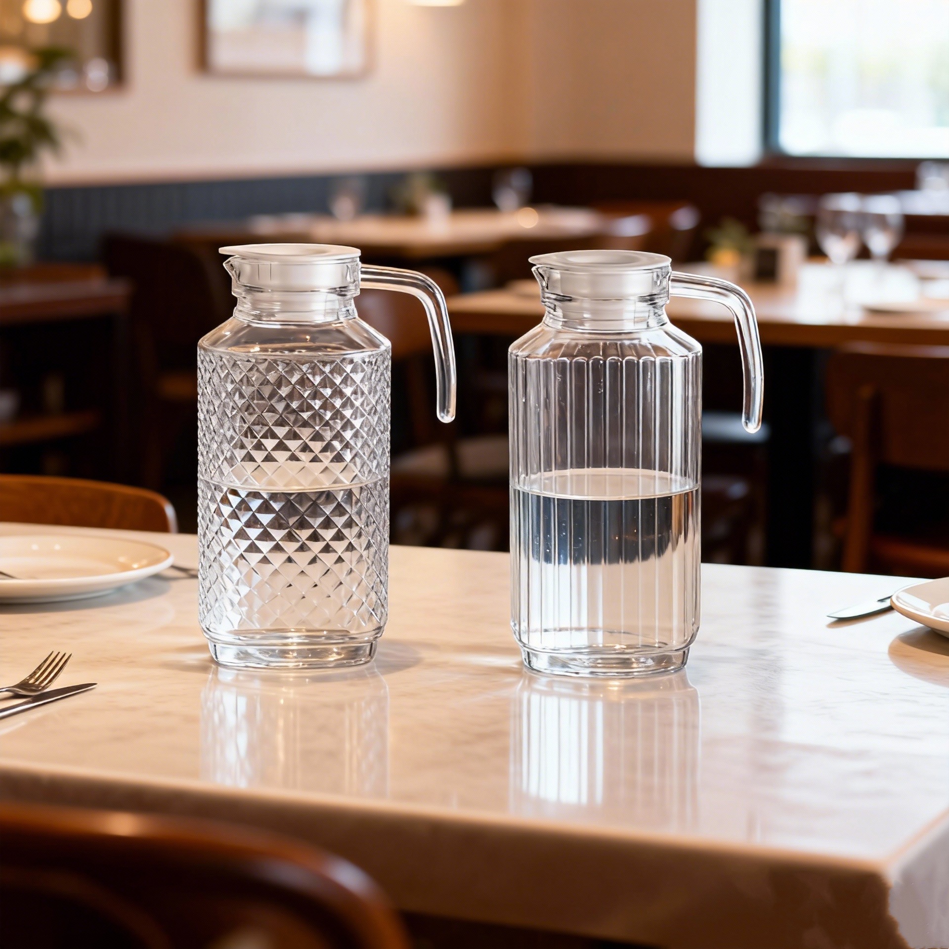 Inventario al por mayor hervidor de agua fría hervidor de vidrio hervidor de jugo hervidor de té hervidor de agua caliente doméstico conjunto de gran capacidad