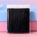 まつげ洗浄綿棒50本入り、柔らかいミニ携帯用リップブラシ、中空小型リップブラシ、つけまつげ用|undefined