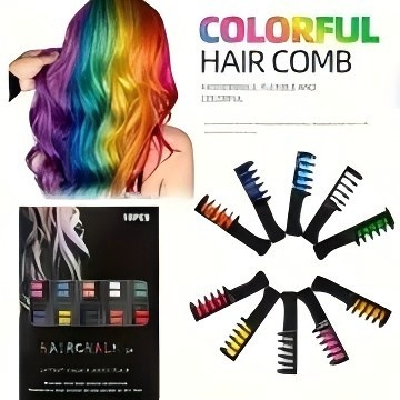 染毛スティック 6色使い捨てカラーリングヘアブラシ ペンシル染毛スティック 多色染毛|undefined