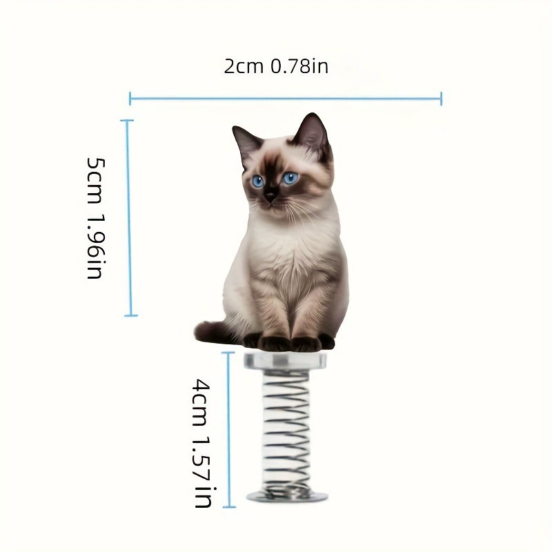 Новый очаровательный акриловый плоский рюкзак Amazon с милыми животными и весенним зеркалом заднего вида или подвесной брелок для ключей