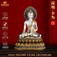 卡为5寸释迦牟尼佛居家供奉工艺品摆件15公分佛像三宝佛生产工厂