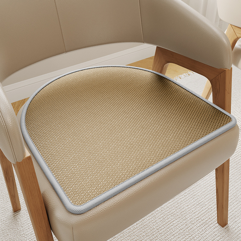 Cojín Transpirable de Seda de Hielo para Silla de Poliéster, Transpirable, para Comedor y Oficina