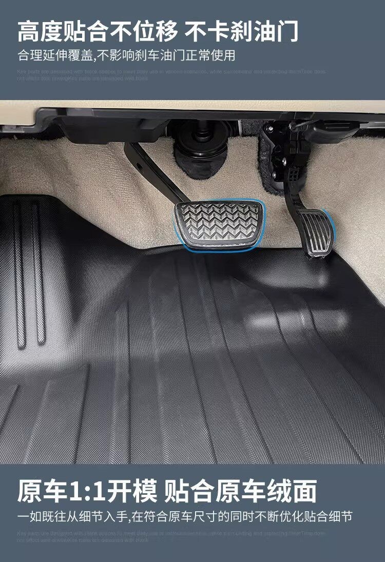 Suitable for Toyota Land Cruiser Lc200 Floor Mats Tpe Waterproof Trunk Mat Land Cruiser Car Accessories