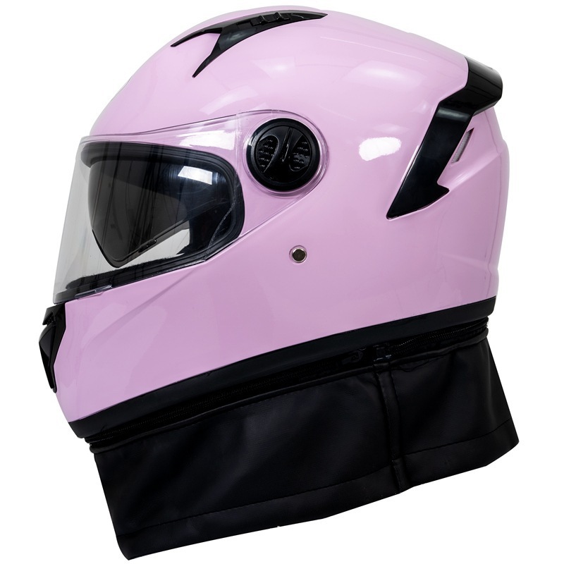 Lens, Detachable Neck – Motuoche Motosiklet kaskı (dəbilqə) - 309-windproof-hood-pink-windproof-hood-one-size-54-62cm