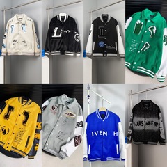 高バージョンのクロスボーダーのロバの家のアルファベットのユニバーサルタオルは万針の刺繍の野球の服のコートのジャケットを刺繍します。