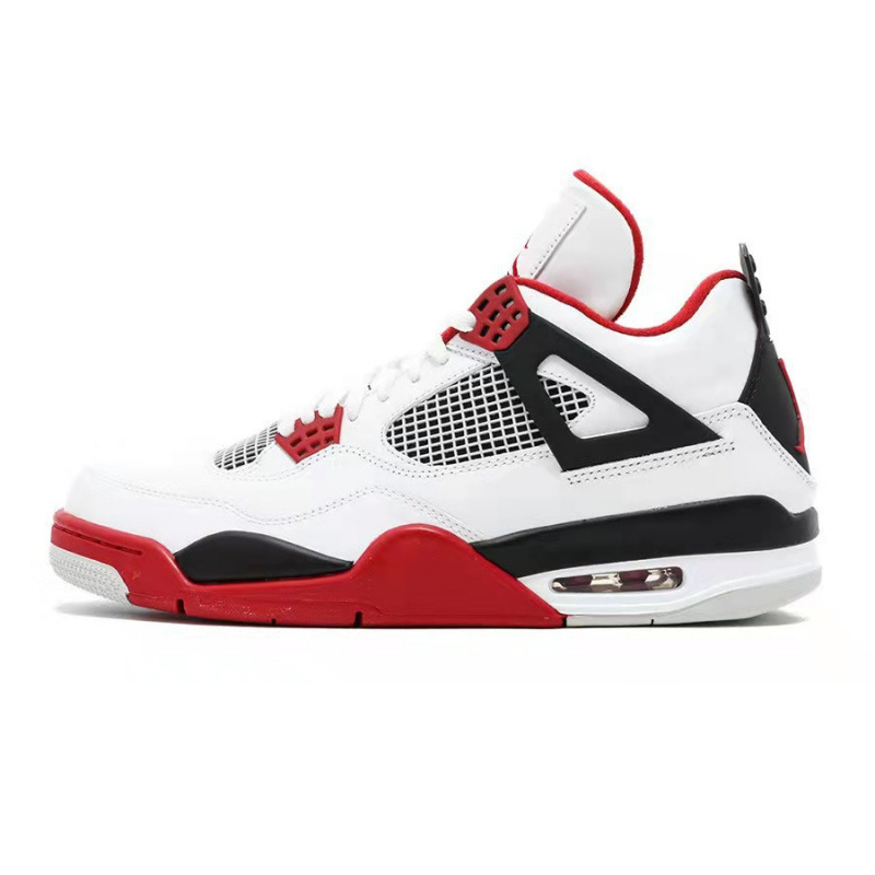 Fábrica de zapatos Putian aj4 lava caliente amarillo gran cemento de París blanco gato negro Olio Joe 4 zapatos de baloncesto femenino y masculino