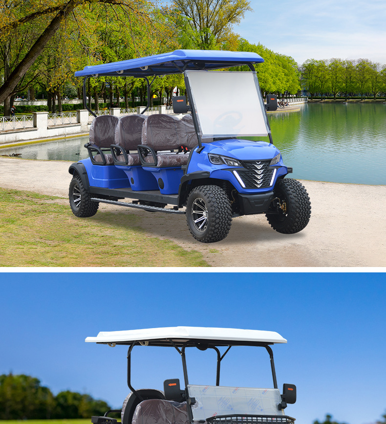 Golf Cart Electric Sightseeing Car Patrol Car Scenic Spot Campus Factory Stadium Ferry 2-8 Houses