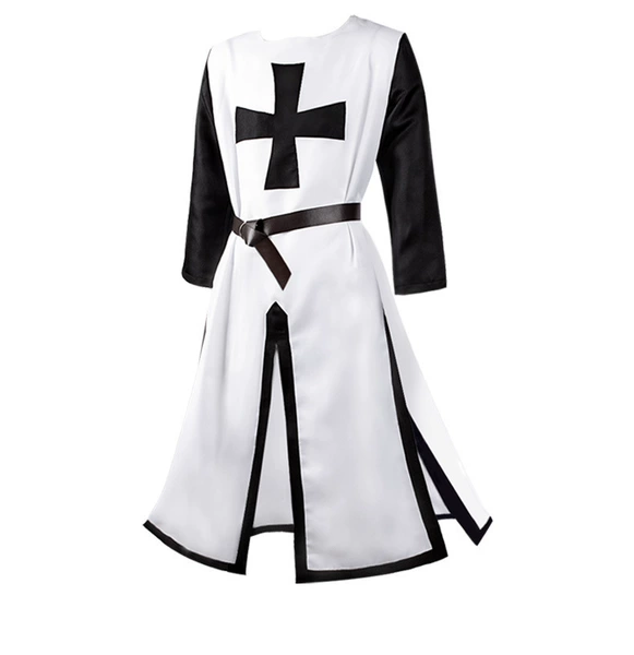 Tunic Long Sleeve Black and White (belt not included)