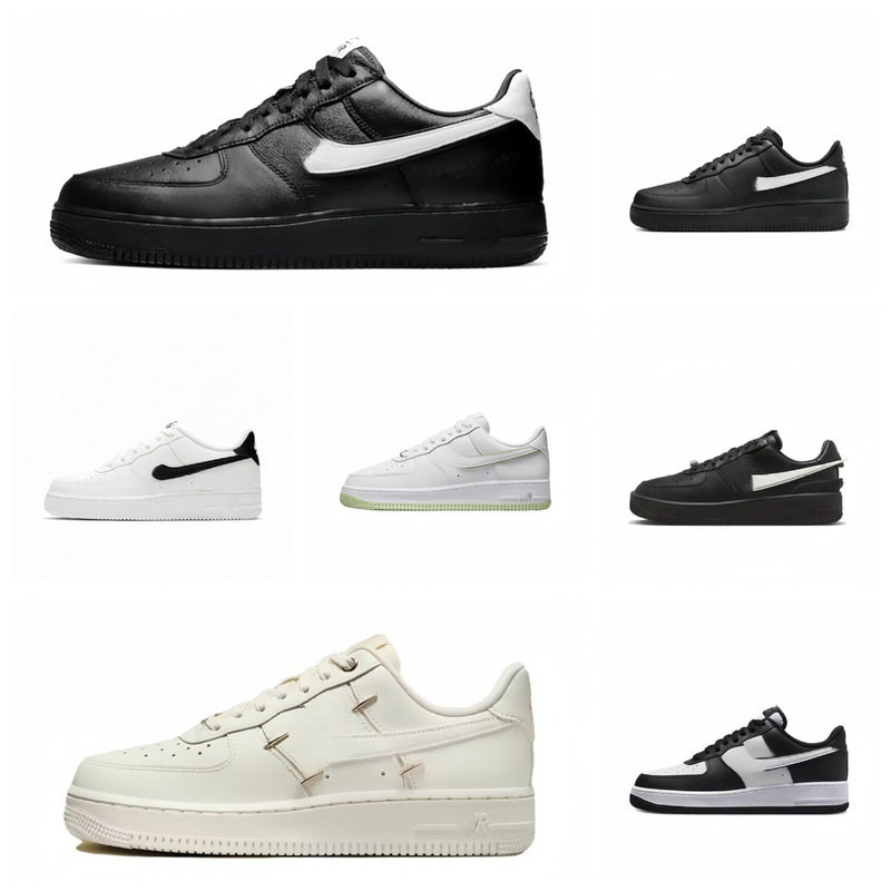 Putian Chunyuan Air Force One Low-top Sneakers Lightweight Breathable All-match Casual sneaker Couple Classic White Shoes