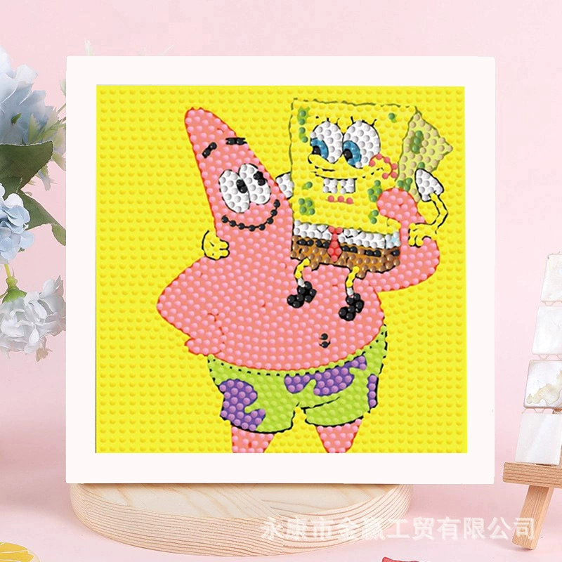 Мультяшная умная игрушка, DIY, новая коллекция, детское handmade diy, украшенная бриллиантами