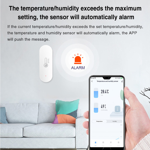 Doodle Zigbee Temperature and Humidity Sensor Tuya WiFi Temperature Humidity Sensor