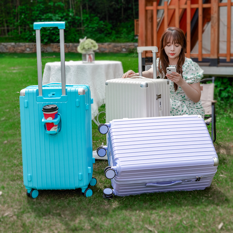 Maleta de alto valor 2024 nueva caja con ruedas multifuncional de 20 pulgadas caja de contraseña de rueda silenciosa de gran capacidad de 24 pulgadas