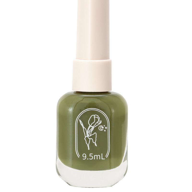 Luqiya new nail polish factory solid color summer durable waterproof non-peeling oily macaroon fruit green wholesale