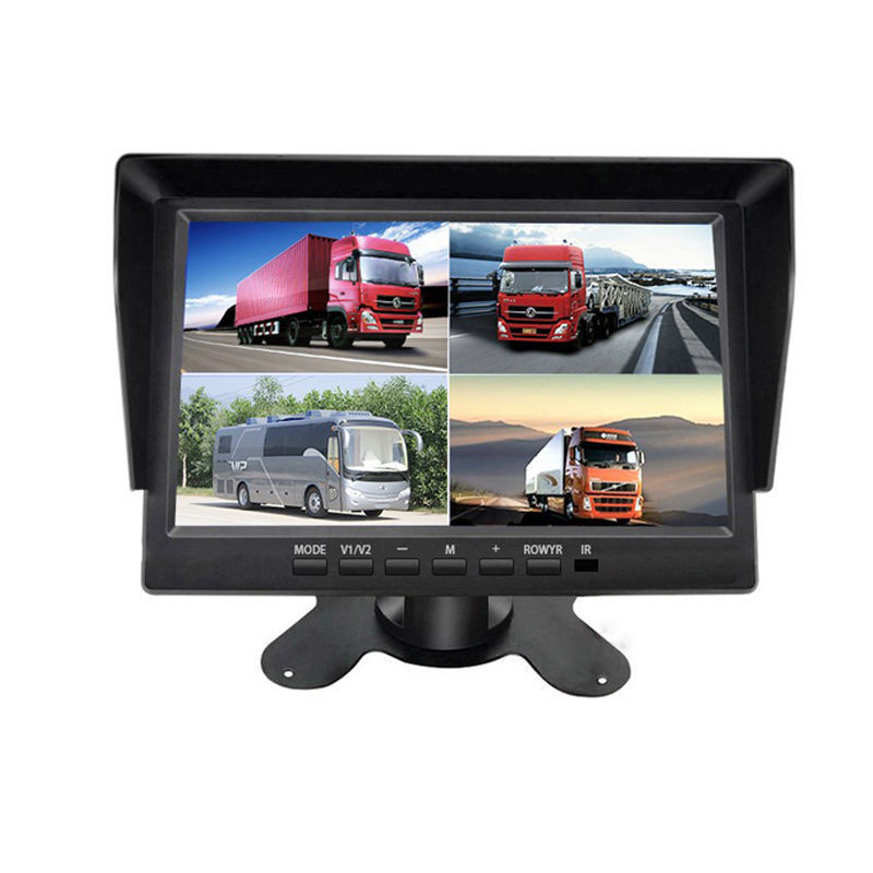 7inch Car Monitor Truck Ahd Front and Rear Dual Recording Four-Recording Full-Color High-Definition Recorder